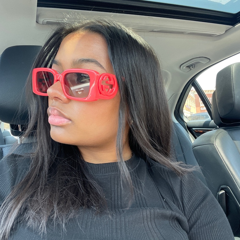 Gucci Rectangular Sunglasses - image 5